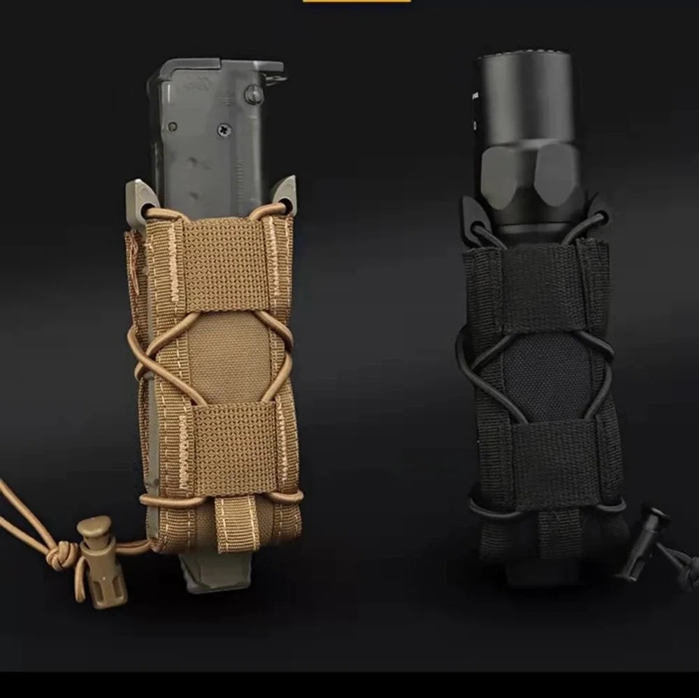 Edc Carry Holster - 9MM 권총 단일 잡지 주머니 Molle