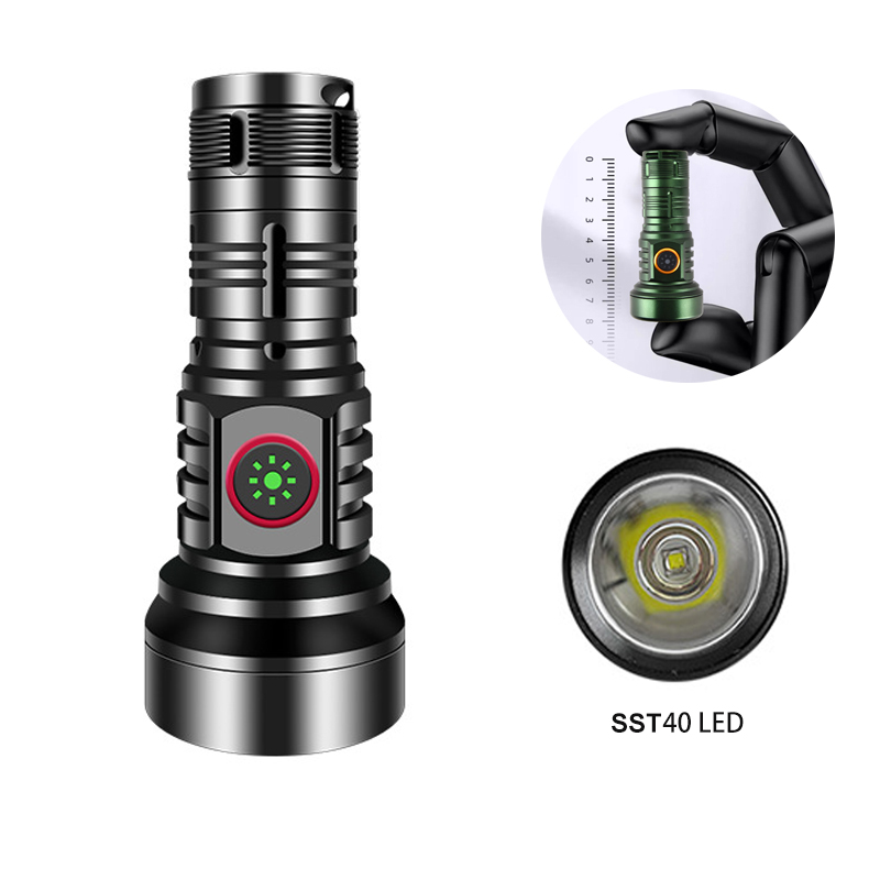 Edc Day Carry - USB 충전식 고출력 소형 EDC 18350,