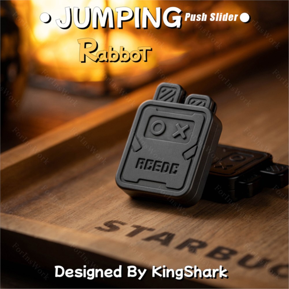 Fidget Spinner Bearing - ACEdc Rabbot 귀여운 푸시 슬라이더 Fidget