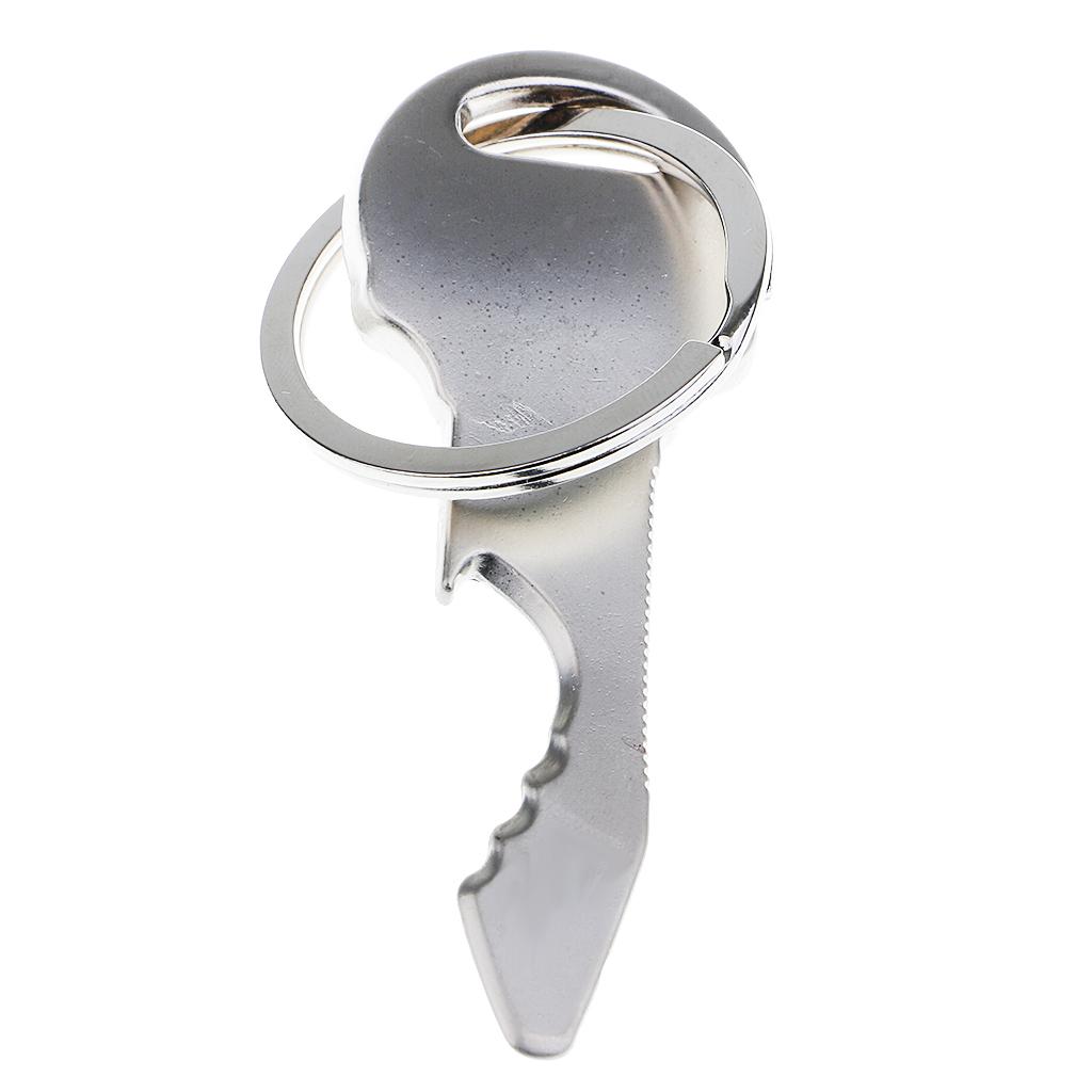 Bottle Opener Keyring - 금속 열쇠고리 펑크 해골 키체인 병따개