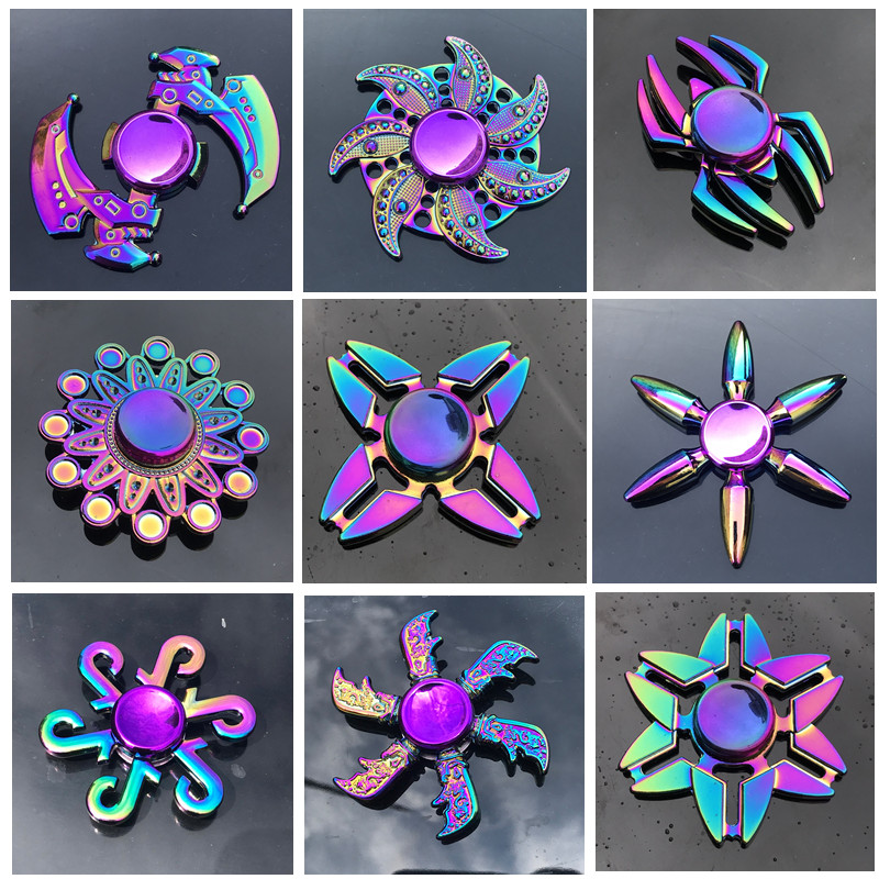 Fidget Spinner Bearing - 새로운 아연 합금 다채로운 피젯 스피너