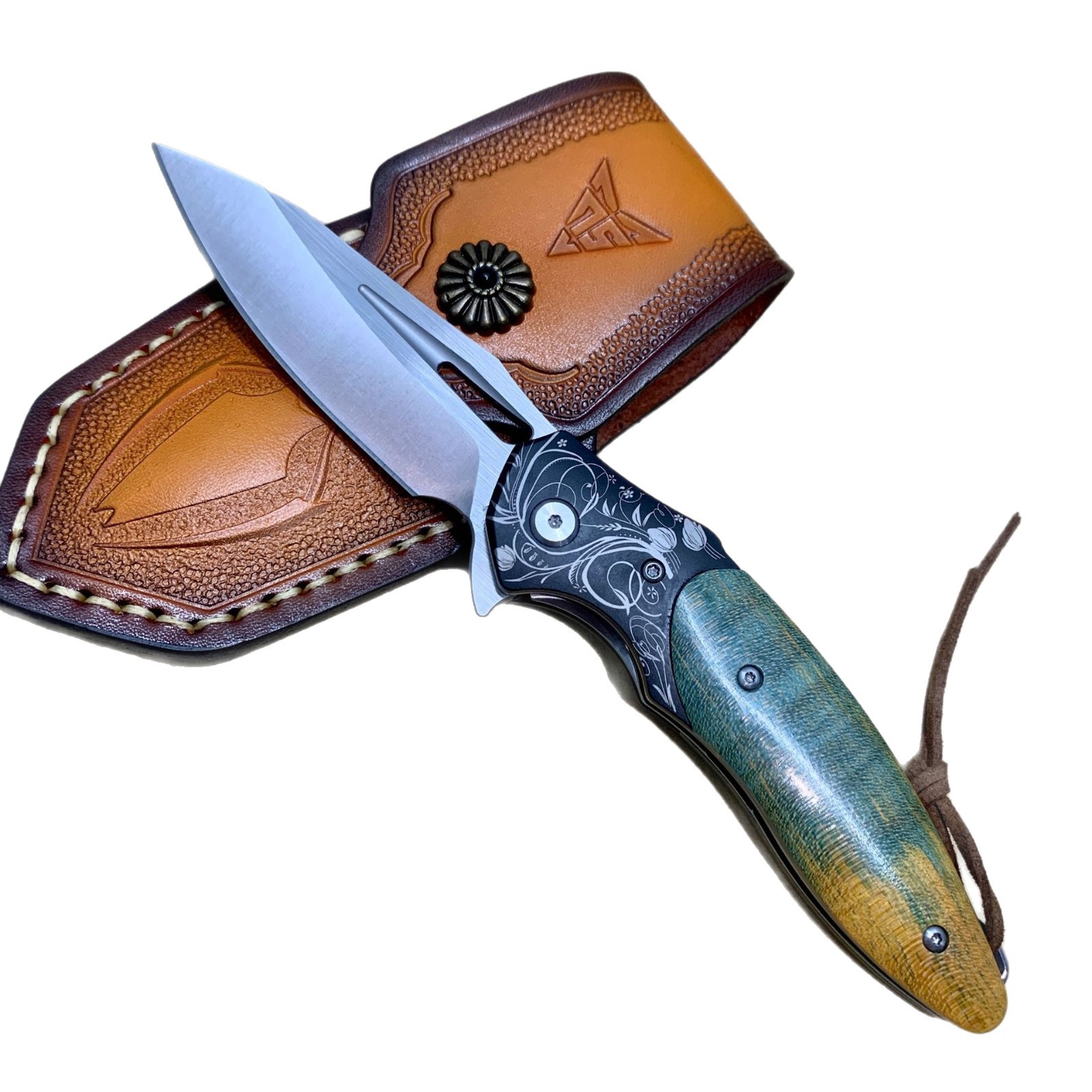 RHON 3.4인치 EDC 나이프 고탄소 D2강 접이식 - Edc Day Carry 리뷰 및 가격