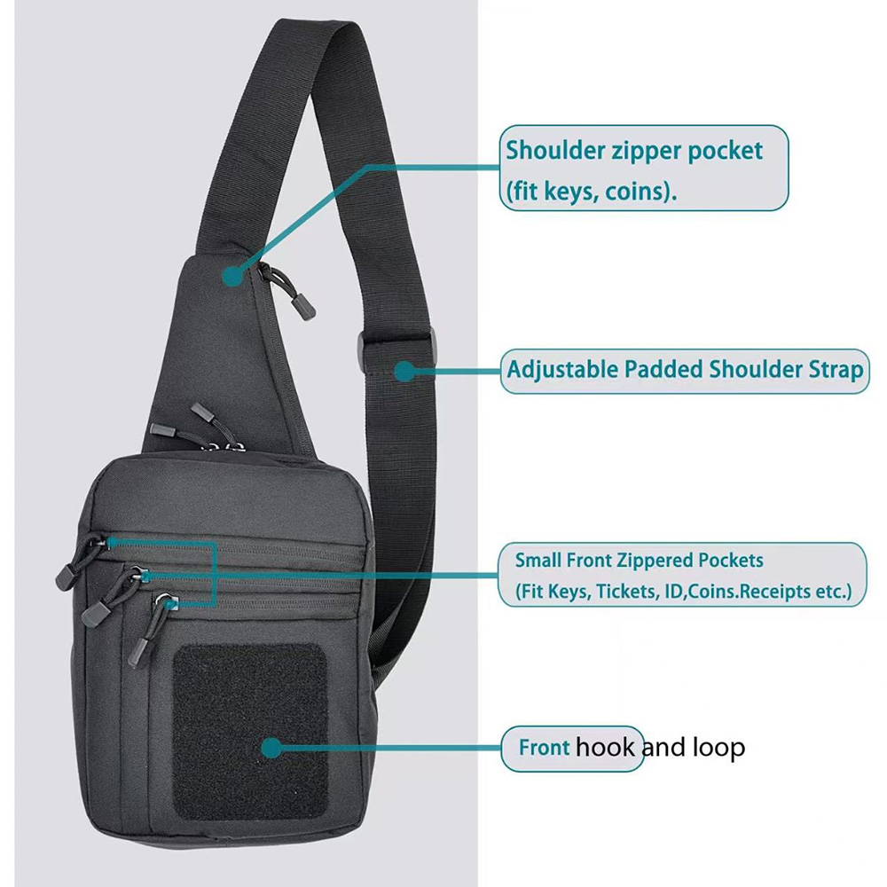 남녀공용 가방 - EDC 숄더백 전술용 - 크로스바디  - Edc Carry Holster 리뷰 및 가격