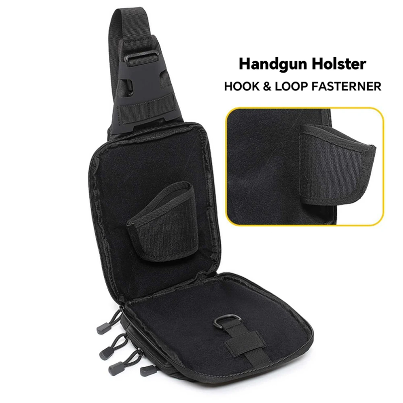 전술 슬링백 은닉 휴대용 크로스바디 건백 빠른 접근 권 - Edc Carry Bag For Pistol 리뷰 및 가격