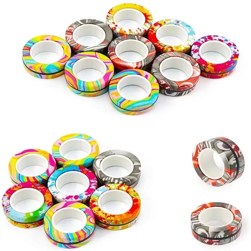 3PCS 손가락 끝 자기 반지 성인 자석 스피너를위한  - Fidget Spinner Bearing 리뷰 및 가격