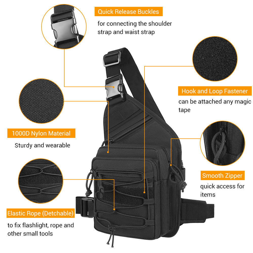 전술용 권총 보관 가방, 은닉 휴대용 권총 파우치, 총 - Edc Carry Bag For Pistol 리뷰 및 가격