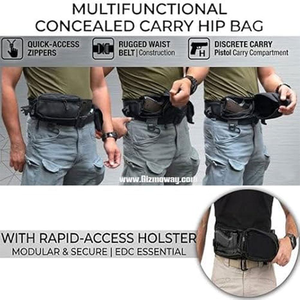 전술용 권총 가방, 숨겨진 홀스터가 있는 권총 케이스, - Edc Carry Bag For Pistol 리뷰 및 가격