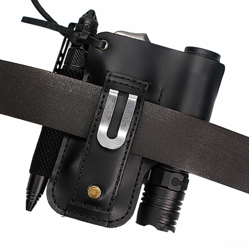 EDC 가죽 손전등 도구 홀스터 다기능 야외 전술 벨트 - Edc Carry Holster 리뷰 및 가격