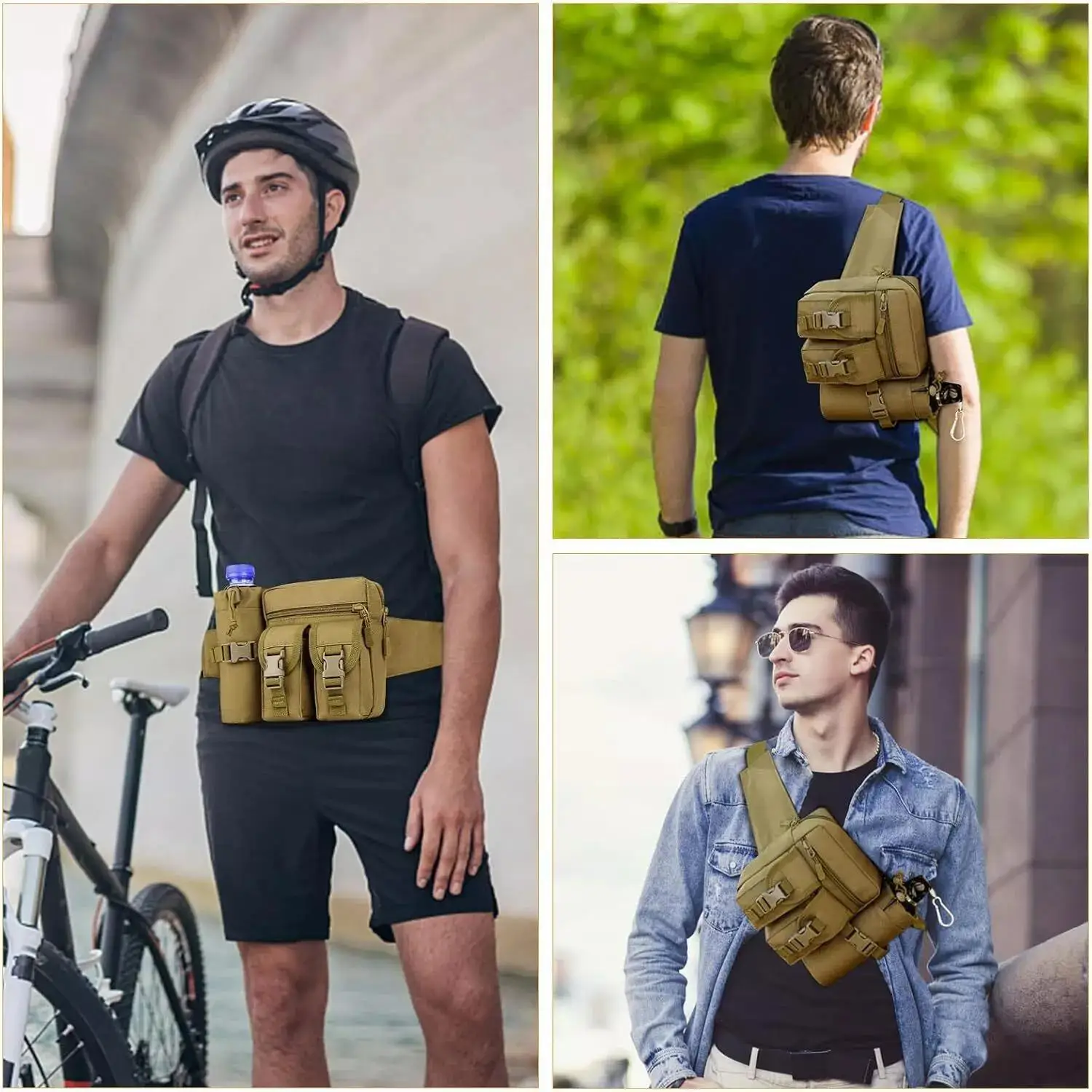 남성용 전술 패니 팩, 은닉 휴대 CCW 홀스터, 군용 - Edc Carry Bag For Pistol 리뷰 및 가격