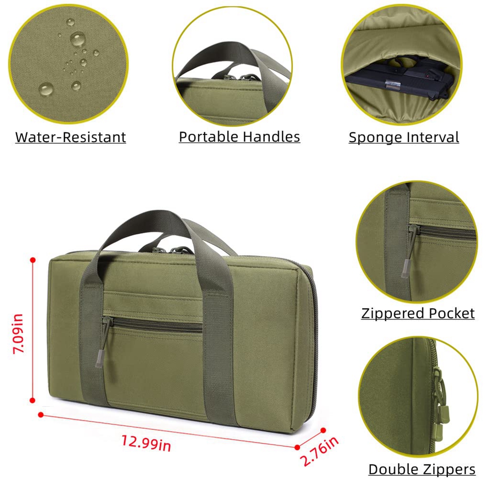 전술 권총 가방, 권총 및 휴대용 총기 케이스, 휴대용 - Edc Carry Bag For Pistol 리뷰 및 가격