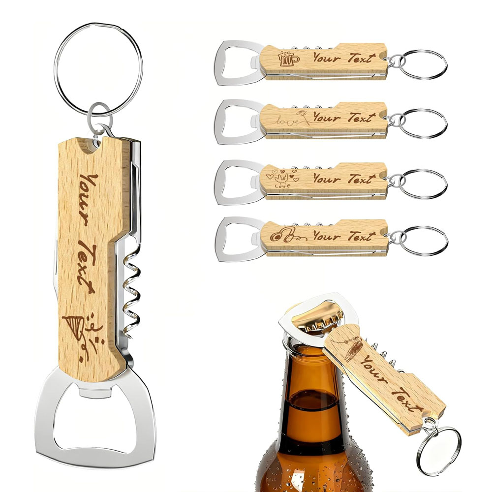맞춤 각인 로고 병따개 열쇠고리, 결혼 선물용, 와인  - Bottle Opener Keyring 리뷰 및 가격
