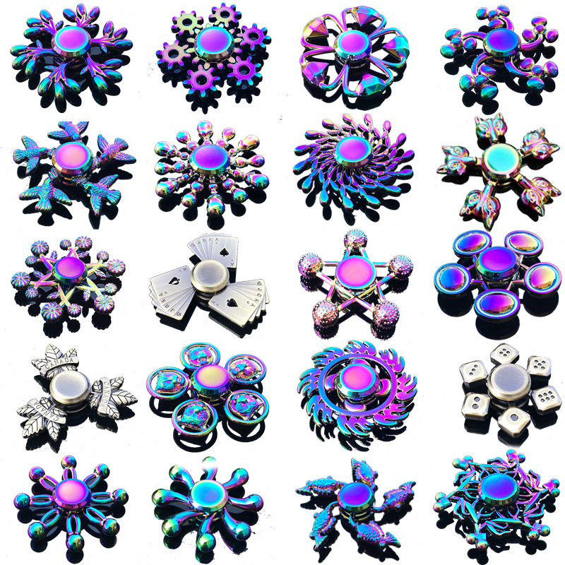 레인보우 Fidget 금속 회 전자 다채로운 손가락 회 - Fidget Spinner Bearing 리뷰 및 가격