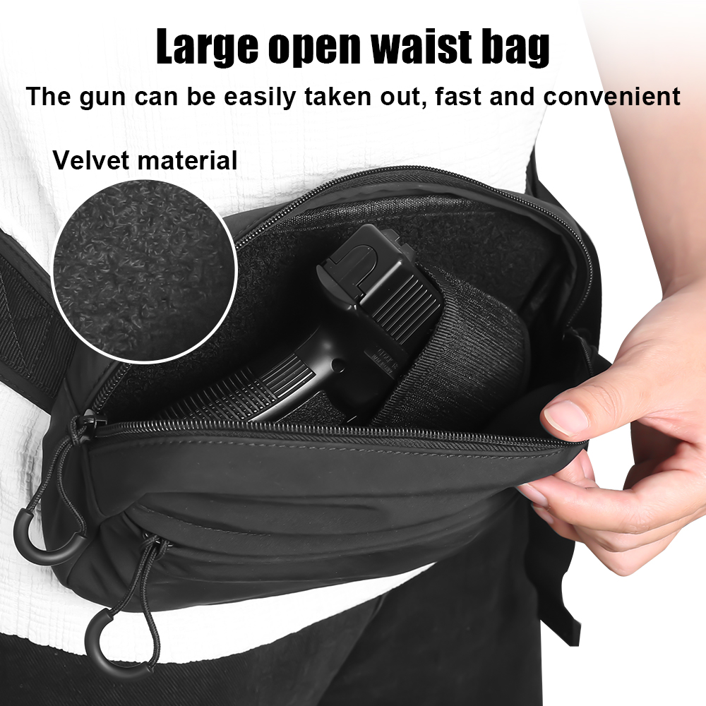 전술 크로스바디 백 권총 허리 팩 은닉형 총기 휴대용  - Edc Carry Bag For Pistol 리뷰 및 가격