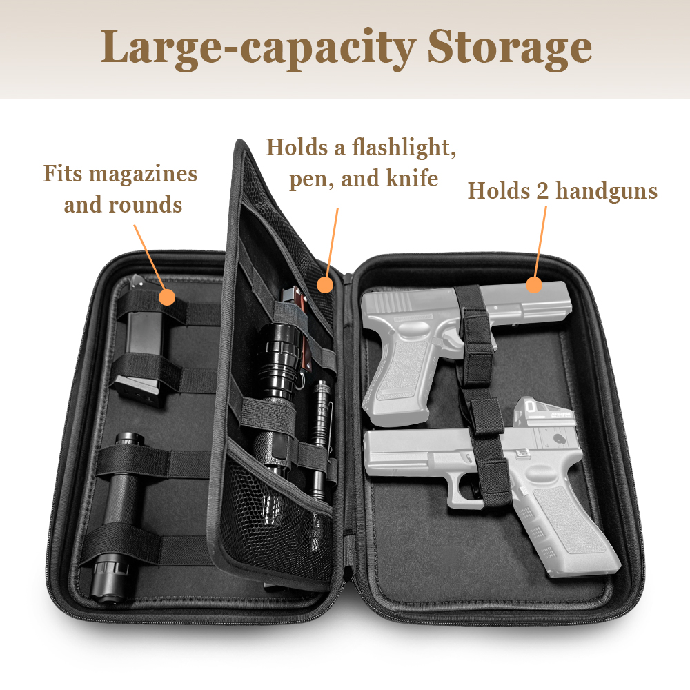 전술 권총 케이스 듀얼 건 보관 가방 은닉 휴대 권총  - Edc Carry Bag For Pistol 리뷰 및 가격