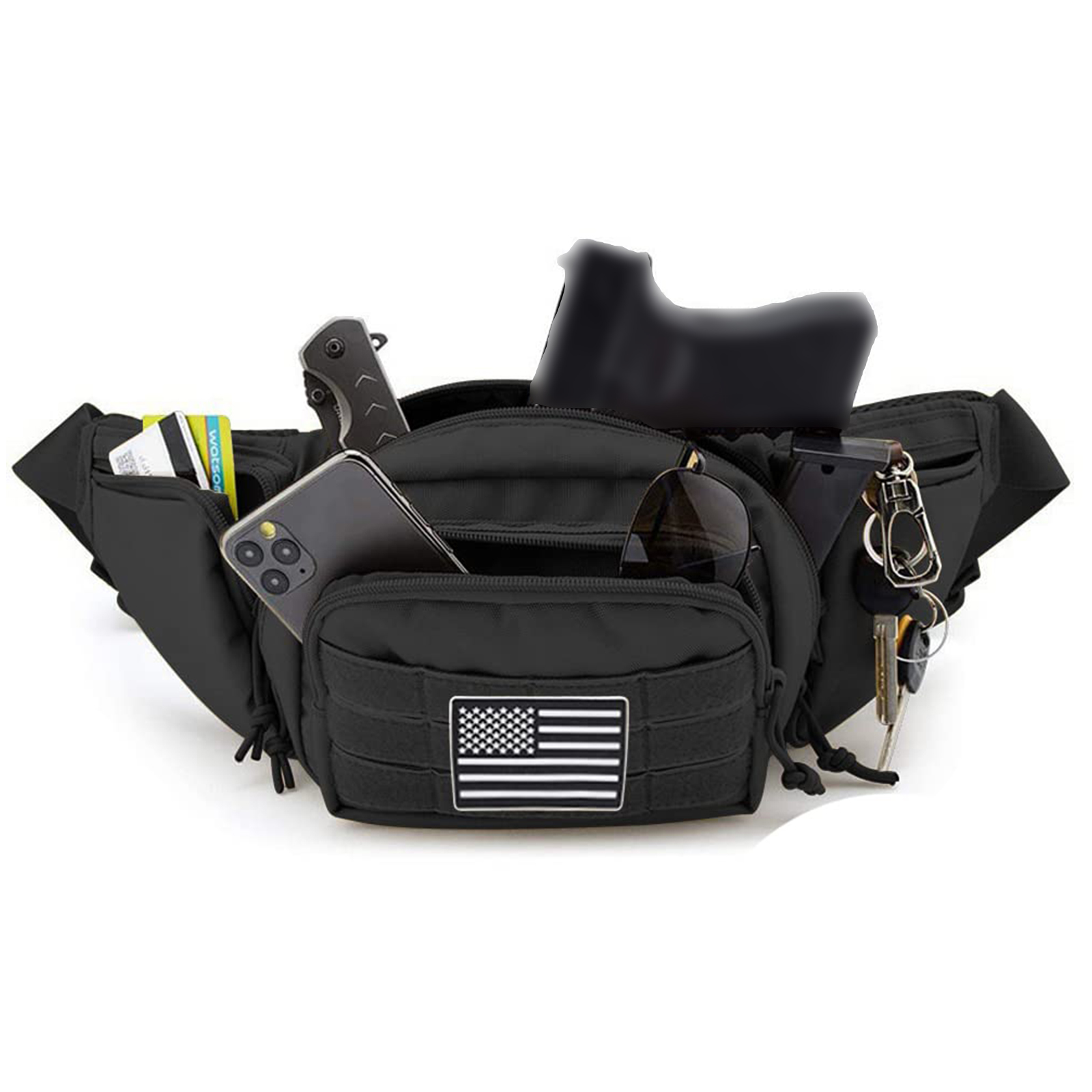 전술용 패니팩 건 홀스터 은닉 휴대 권총 허리 가방 방 - Edc Carry Bag For Pistol 리뷰 및 가격