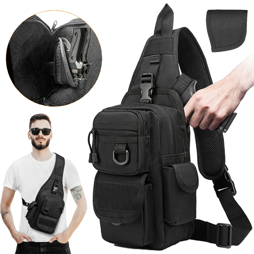 전술 권총 가방, 은닉 휴대용 총기 가방, 크로스바디  - Edc Carry Bag For Pistol 리뷰 및 가격